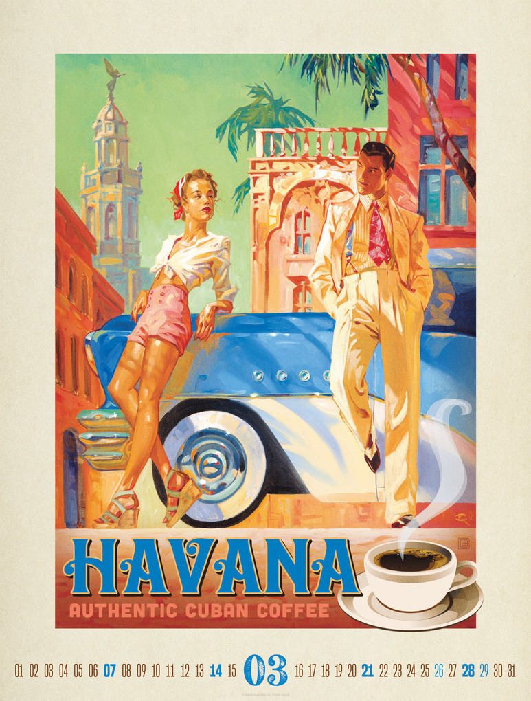 Weitere Ansicht: Coffee Time Kaffee-Plakate-Kalender 2027 | Ackermann Kunstverlag GmbH