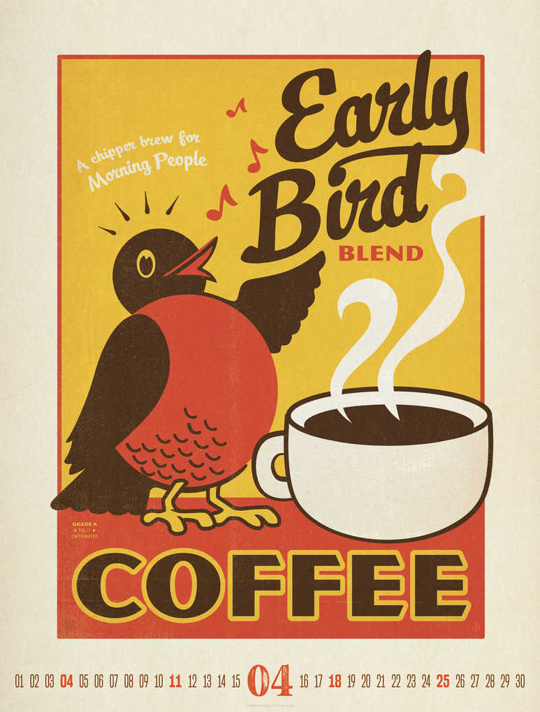 Weitere Ansicht: Coffee Time Kaffee-Plakate-Kalender 2027 | Ackermann Kunstverlag GmbH