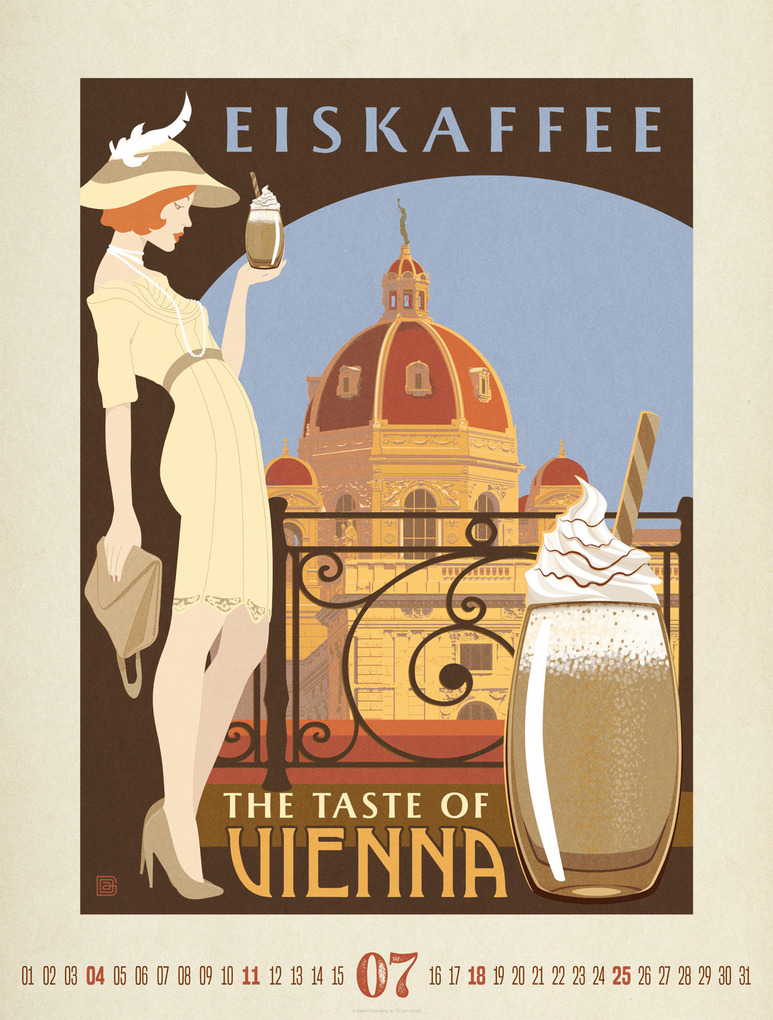 Weitere Ansicht: Coffee Time Kaffee-Plakate-Kalender 2027 | Ackermann Kunstverlag GmbH