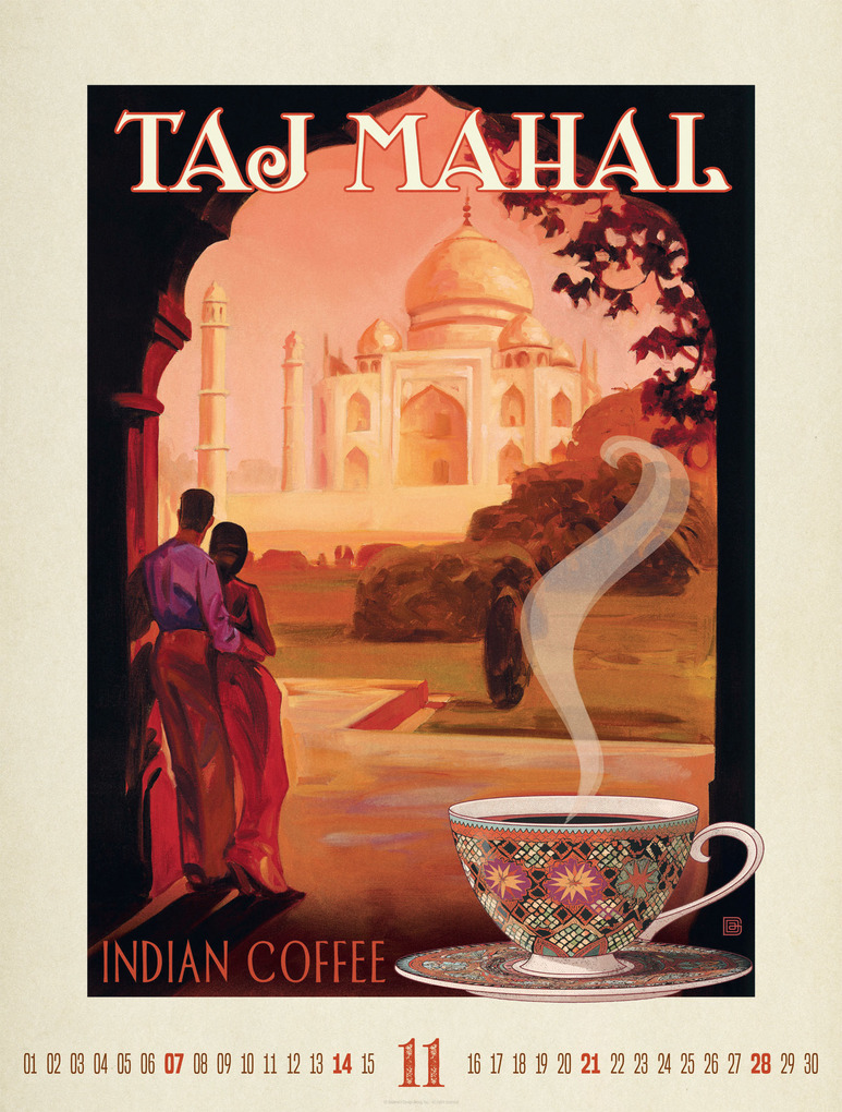 Weitere Ansicht: Coffee Time Kaffee-Plakate-Kalender 2027 | Ackermann Kunstverlag GmbH