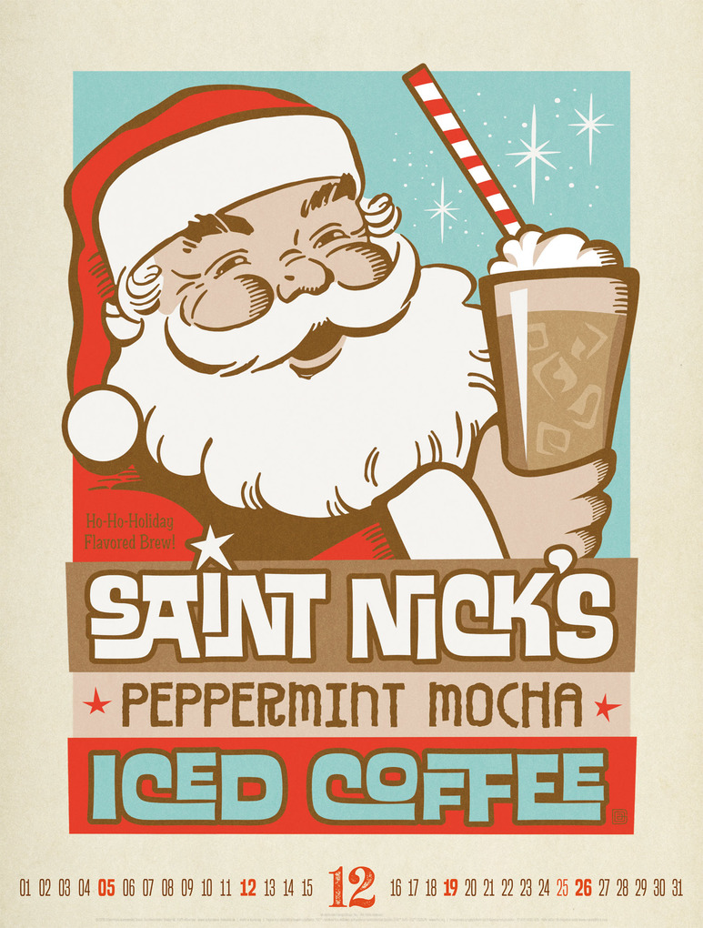 Weitere Ansicht: Coffee Time Kaffee-Plakate-Kalender 2027 | Ackermann Kunstverlag GmbH