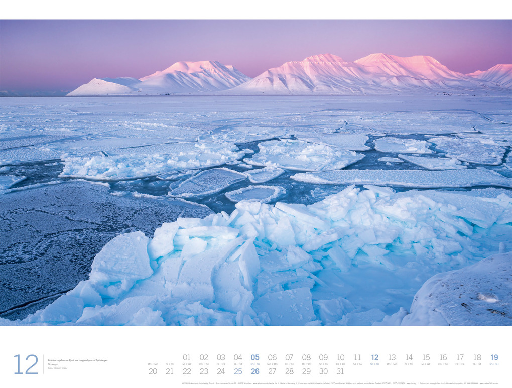 Weitere Ansicht: Planet Earth Gallery Kalender 2027 | Ackermann Kunstverlag GmbH