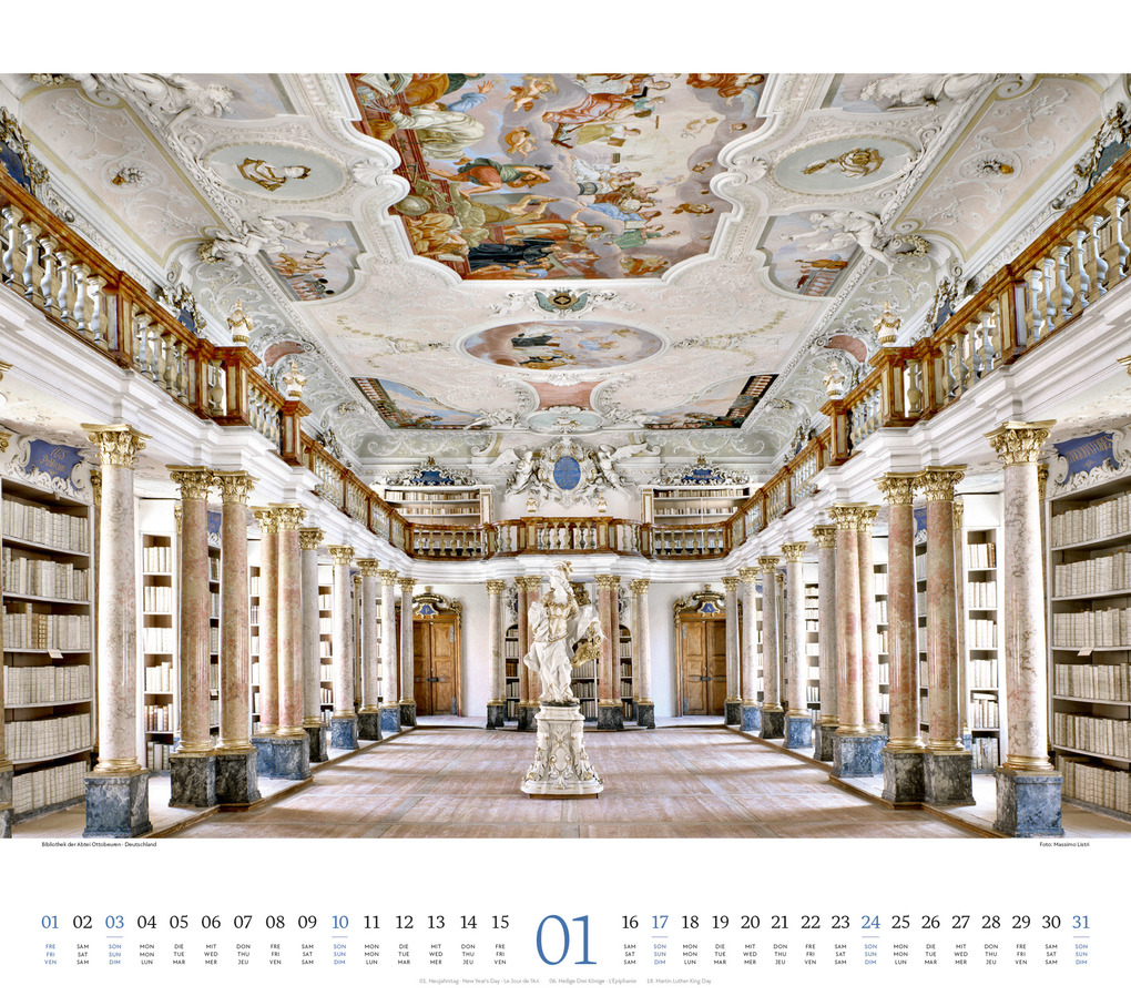 Weitere Ansicht: Welt der Bücher Kalender 2027 | Ackermann Kunstverlag GmbH