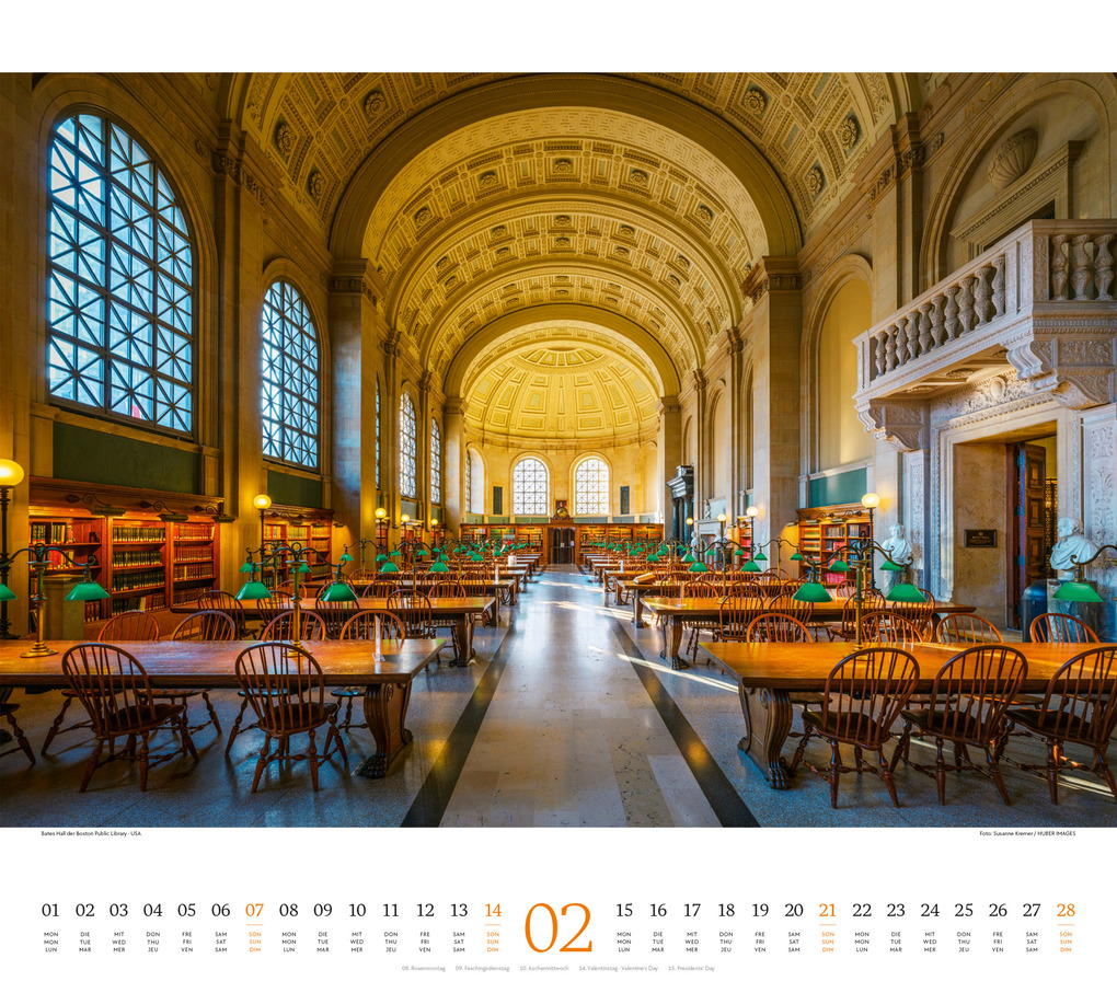 Weitere Ansicht: Welt der Bücher Kalender 2027 | Ackermann Kunstverlag GmbH