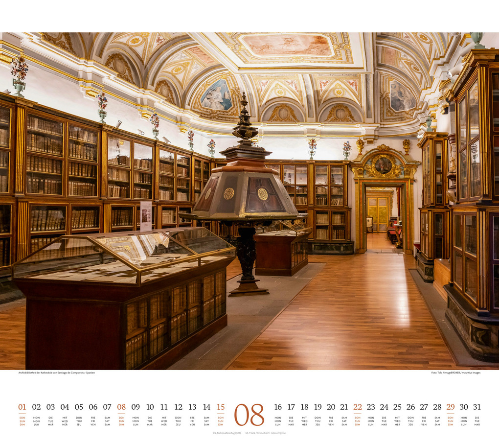 Weitere Ansicht: Welt der Bücher Kalender 2027 | Ackermann Kunstverlag GmbH