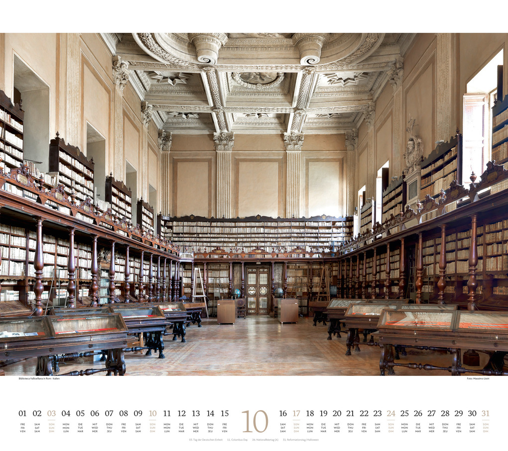 Weitere Ansicht: Welt der Bücher Kalender 2027 | Ackermann Kunstverlag GmbH