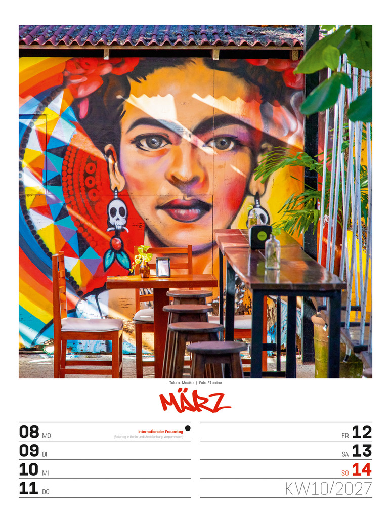 Weitere Ansicht: Street Art Wochenplaner Kalender 2027 | Ackermann Kunstverlag GmbH