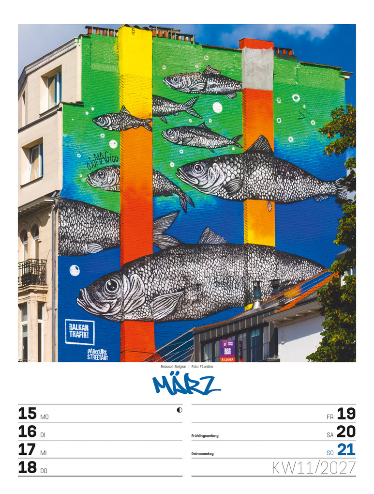 Weitere Ansicht: Street Art Wochenplaner Kalender 2027 | Ackermann Kunstverlag GmbH