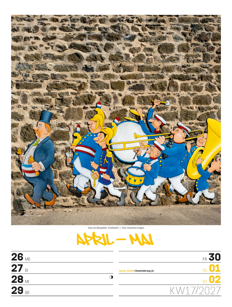 Weitere Ansicht: Street Art Wochenplaner Kalender 2027 | Ackermann Kunstverlag GmbH