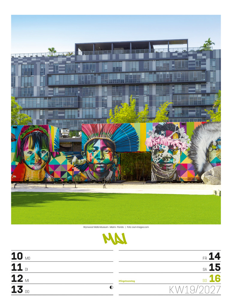 Weitere Ansicht: Street Art Wochenplaner Kalender 2027 | Ackermann Kunstverlag GmbH