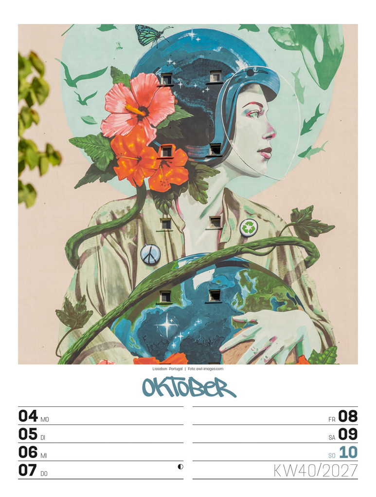 Weitere Ansicht: Street Art Wochenplaner Kalender 2027 | Ackermann Kunstverlag GmbH
