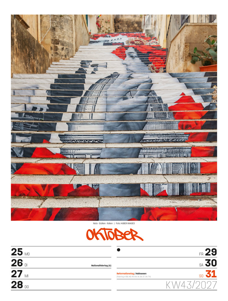 Weitere Ansicht: Street Art Wochenplaner Kalender 2027 | Ackermann Kunstverlag GmbH