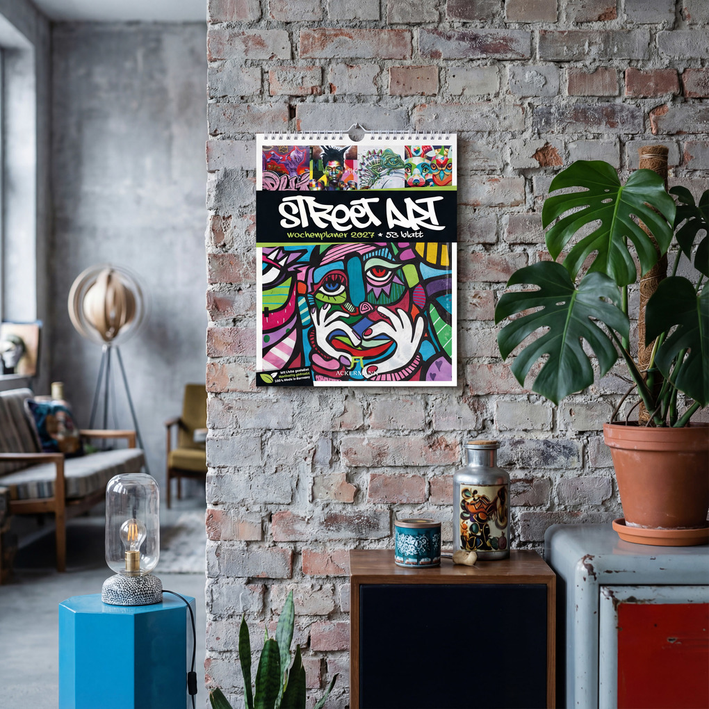 Weitere Ansicht: Street Art Wochenplaner Kalender 2027 | Ackermann Kunstverlag GmbH