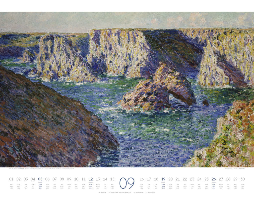 Weitere Ansicht: Kunstwerk Meer Kalender 2027 | Ackermann Kunstverlag GmbH