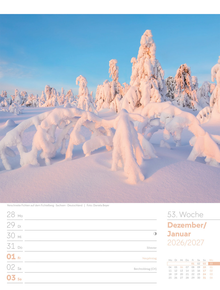 Weitere Ansicht: Unser Wald Wochenplaner Kalender 2027 | Ackermann Kunstverlag GmbH