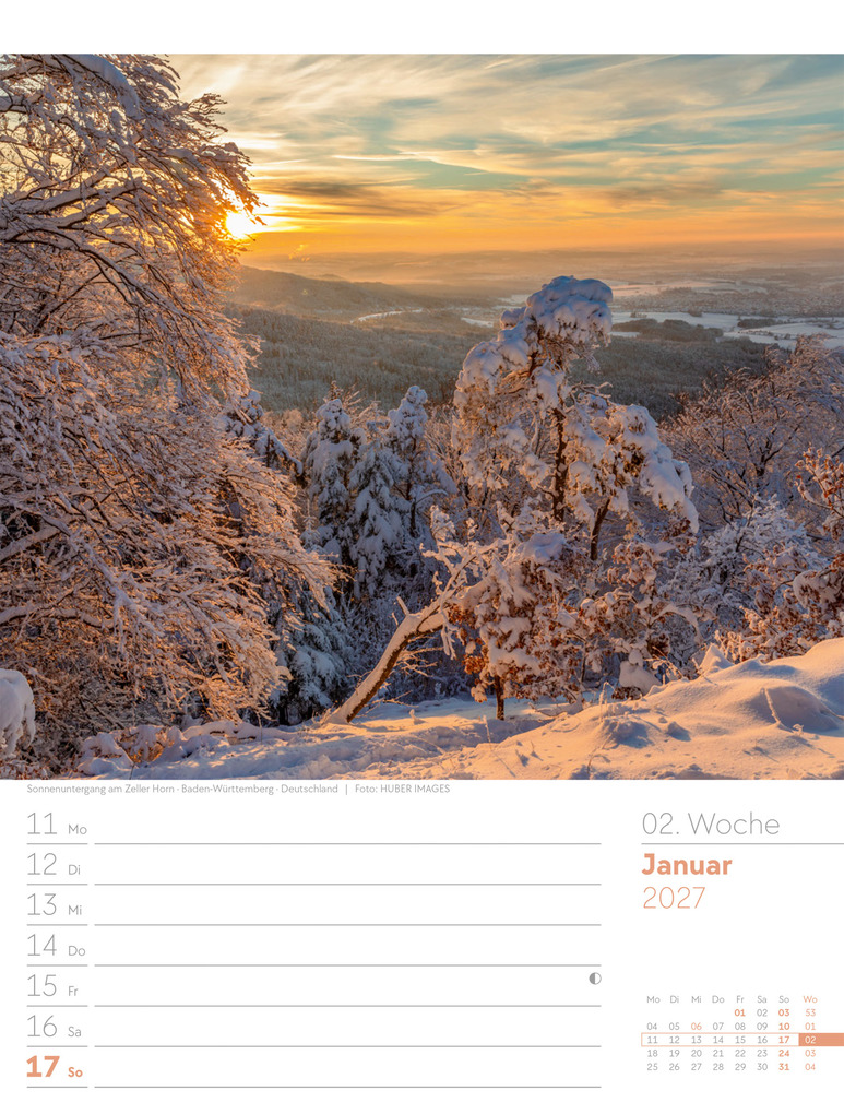 Weitere Ansicht: Unser Wald Wochenplaner Kalender 2027 | Ackermann Kunstverlag GmbH