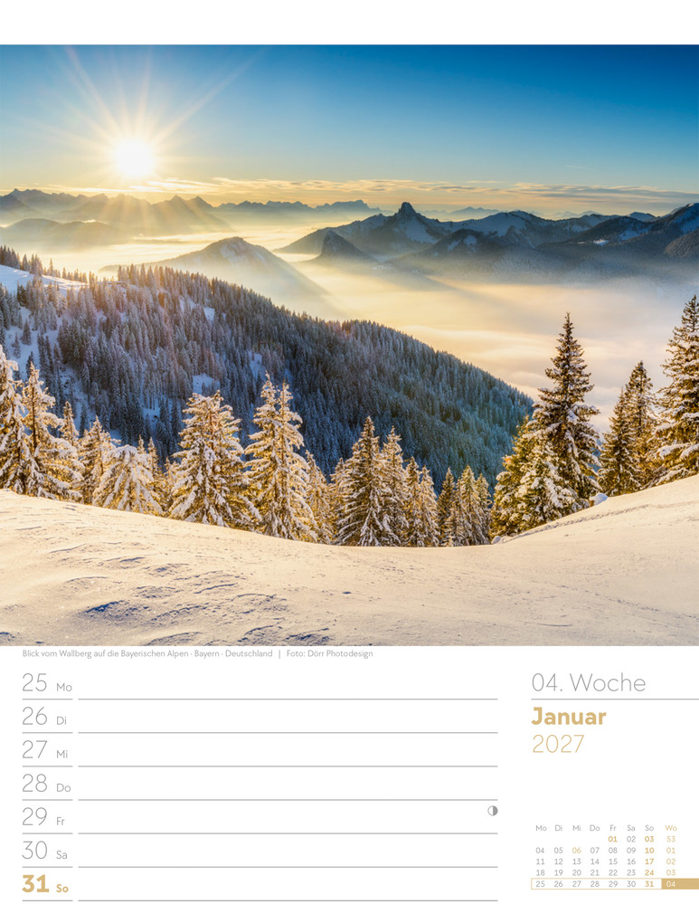 Weitere Ansicht: Unser Wald Wochenplaner Kalender 2027 | Ackermann Kunstverlag GmbH