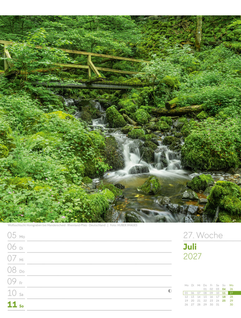 Weitere Ansicht: Unser Wald Wochenplaner Kalender 2027 | Ackermann Kunstverlag GmbH