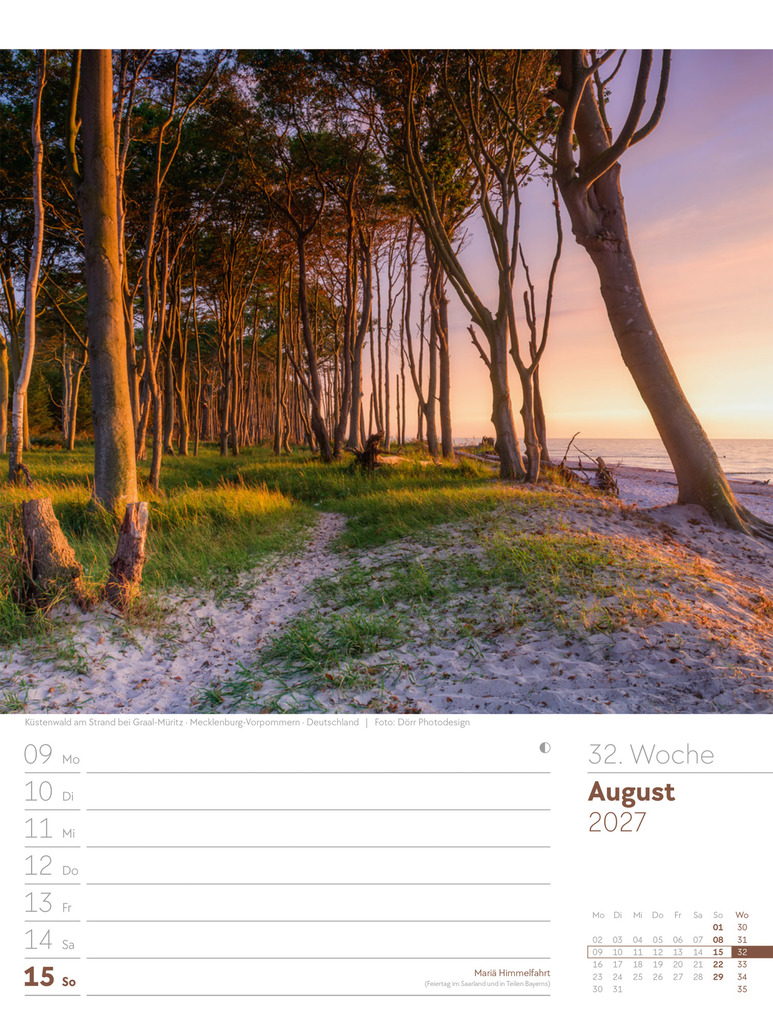 Weitere Ansicht: Unser Wald Wochenplaner Kalender 2027 | Ackermann Kunstverlag GmbH