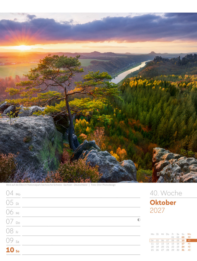 Weitere Ansicht: Unser Wald Wochenplaner Kalender 2027 | Ackermann Kunstverlag GmbH