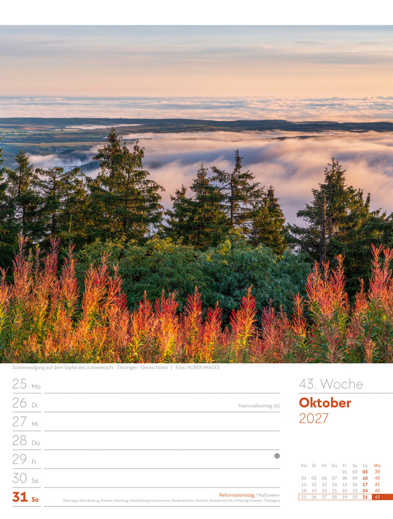 Weitere Ansicht: Unser Wald Wochenplaner Kalender 2027 | Ackermann Kunstverlag GmbH