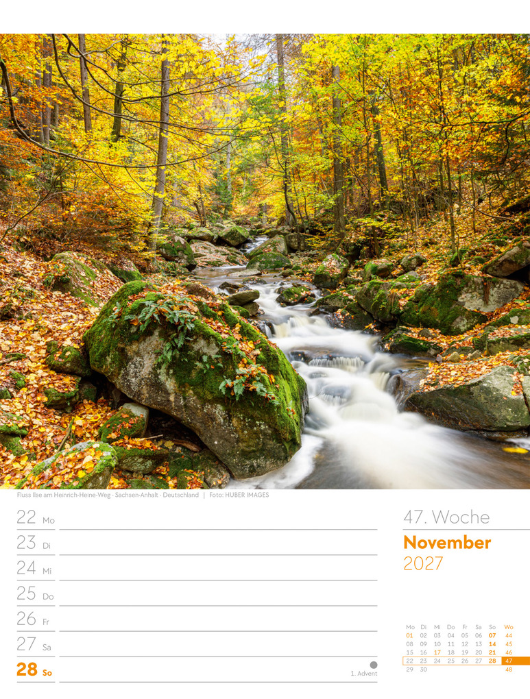 Weitere Ansicht: Unser Wald Wochenplaner Kalender 2027 | Ackermann Kunstverlag GmbH
