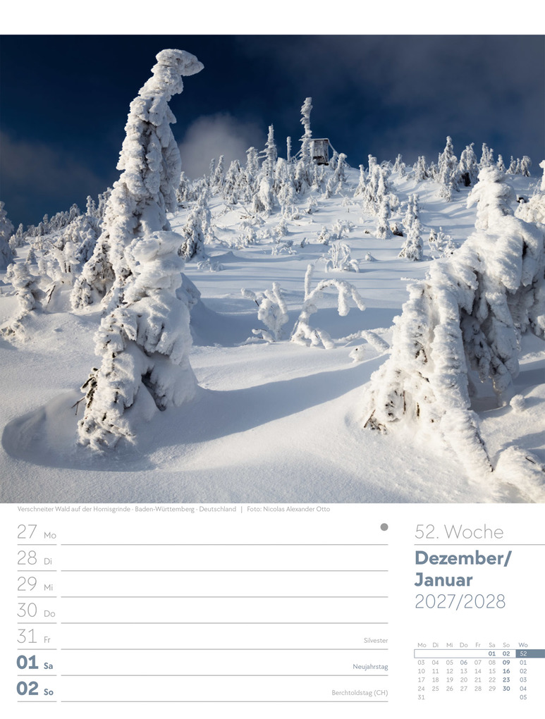 Weitere Ansicht: Unser Wald Wochenplaner Kalender 2027 | Ackermann Kunstverlag GmbH
