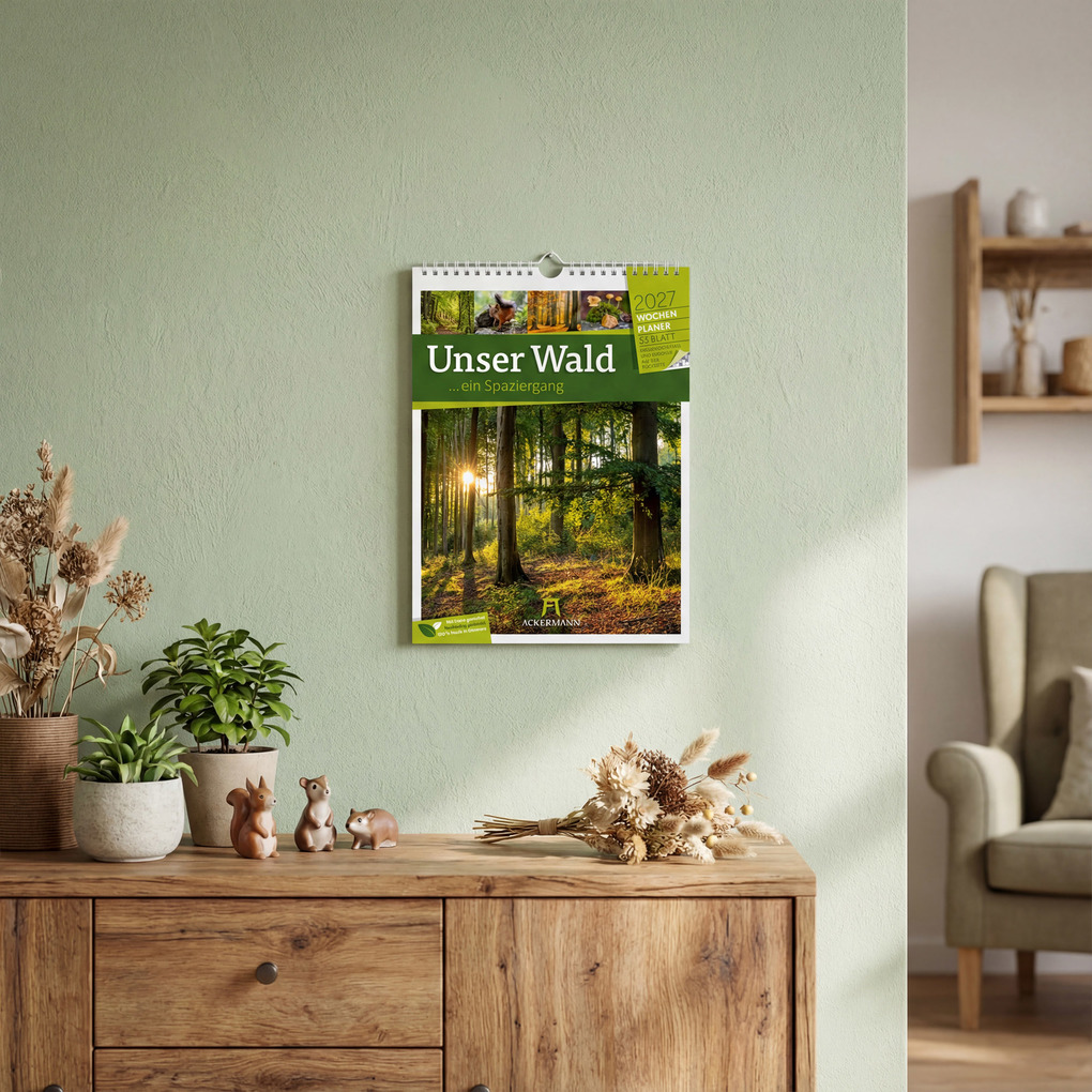 Weitere Ansicht: Unser Wald Wochenplaner Kalender 2027 | Ackermann Kunstverlag GmbH