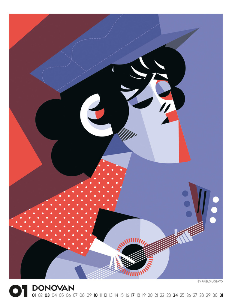 Weitere Ansicht: Legends Kalender 2027 | Musiklegenden | Pablo Lobato, Ackermann Kunstverlag GmbH