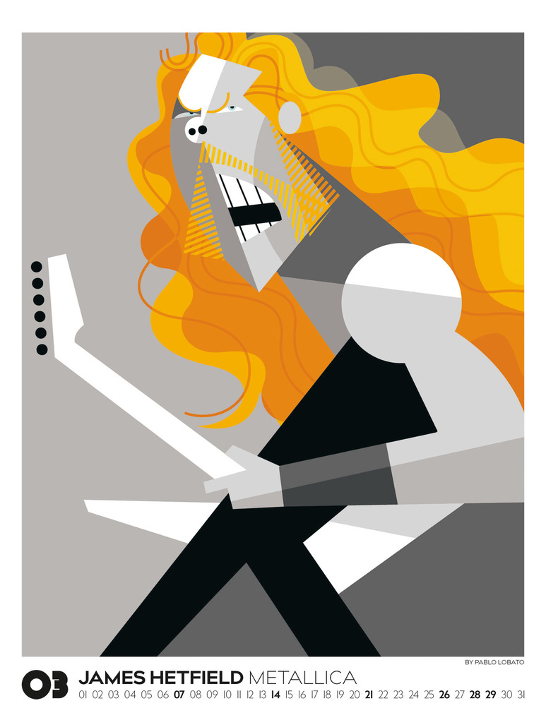 Weitere Ansicht: Legends Kalender 2027 | Musiklegenden | Pablo Lobato, Ackermann Kunstverlag GmbH