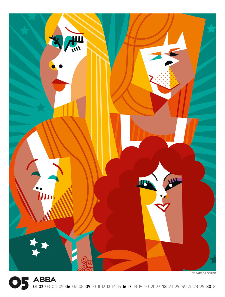 Weitere Ansicht: Legends Kalender 2027 | Musiklegenden | Pablo Lobato, Ackermann Kunstverlag GmbH