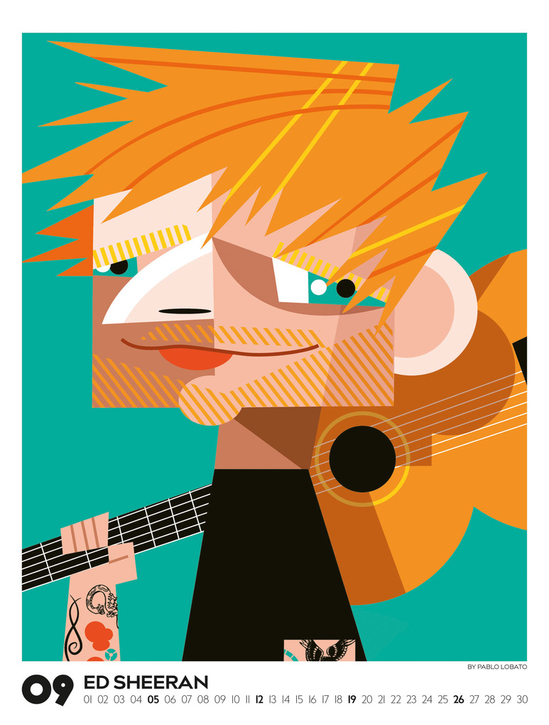 Weitere Ansicht: Legends Kalender 2027 | Musiklegenden | Pablo Lobato, Ackermann Kunstverlag GmbH