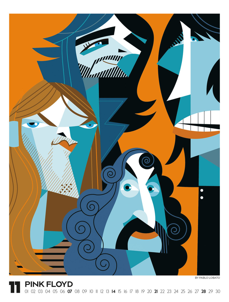 Weitere Ansicht: Legends Kalender 2027 | Musiklegenden | Pablo Lobato, Ackermann Kunstverlag GmbH