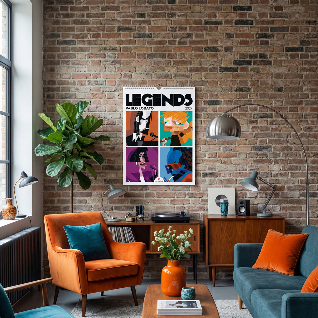 Weitere Ansicht: Legends Kalender 2027 | Musiklegenden | Pablo Lobato, Ackermann Kunstverlag GmbH