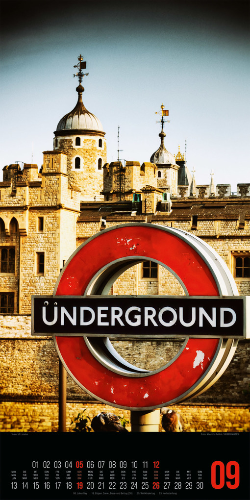 Weitere Ansicht: Inside London Kalender 2027 | Ackermann Kunstverlag GmbH