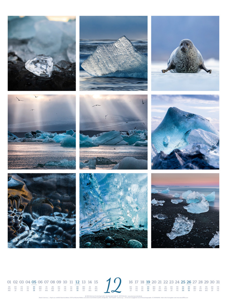 Weitere Ansicht: Inspiration Natur Kalender 2027 | Ackermann Kunstverlag GmbH