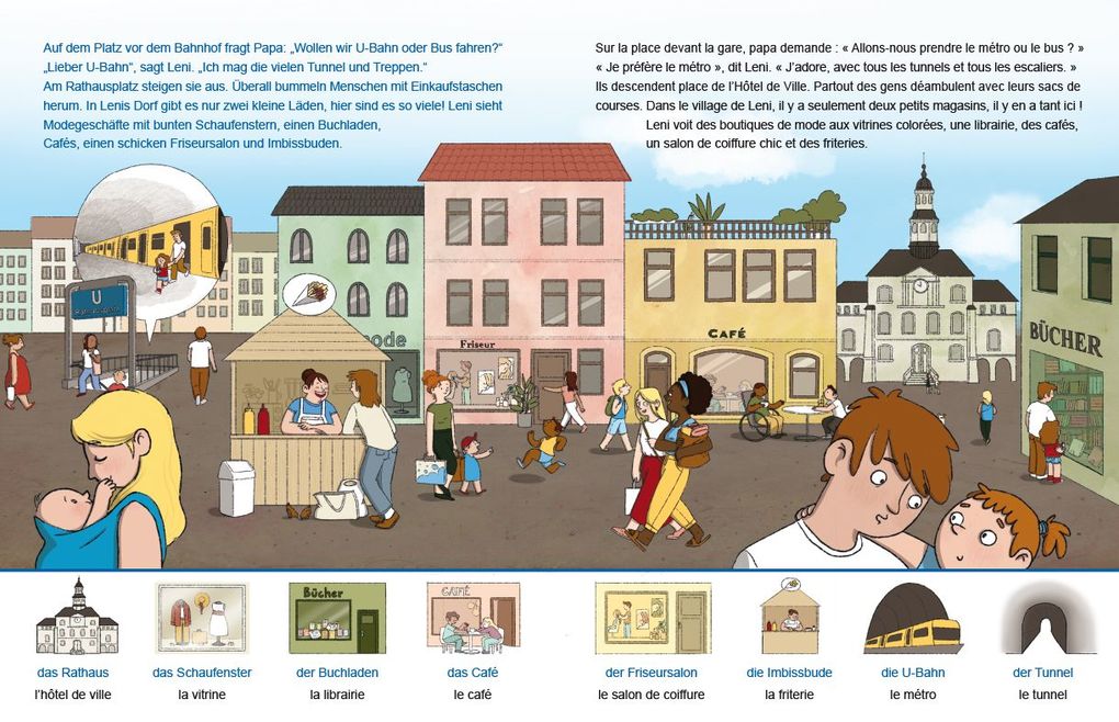 Weitere Ansicht: In der Stadt (Deutsch-Französisch) | Ulrike Fischer
