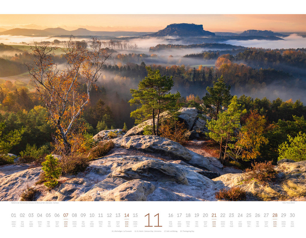 Weitere Ansicht: Deutschland Kalender 2027 | Zauberhafte Landschaften | Ackermann Kunstverlag GmbH
