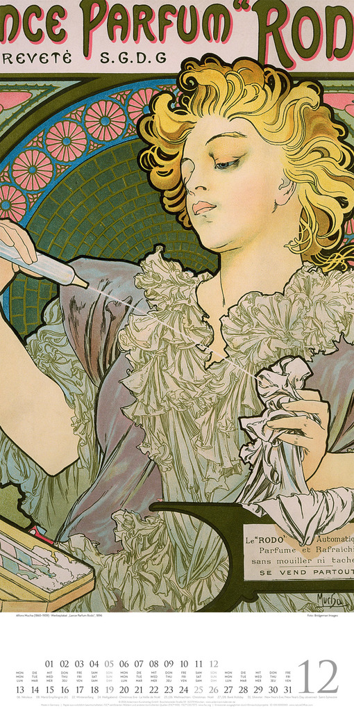 Weitere Ansicht: Alfons Mucha Kalender 2027 | Alfons Mucha, Ackermann Kunstverlag GmbH