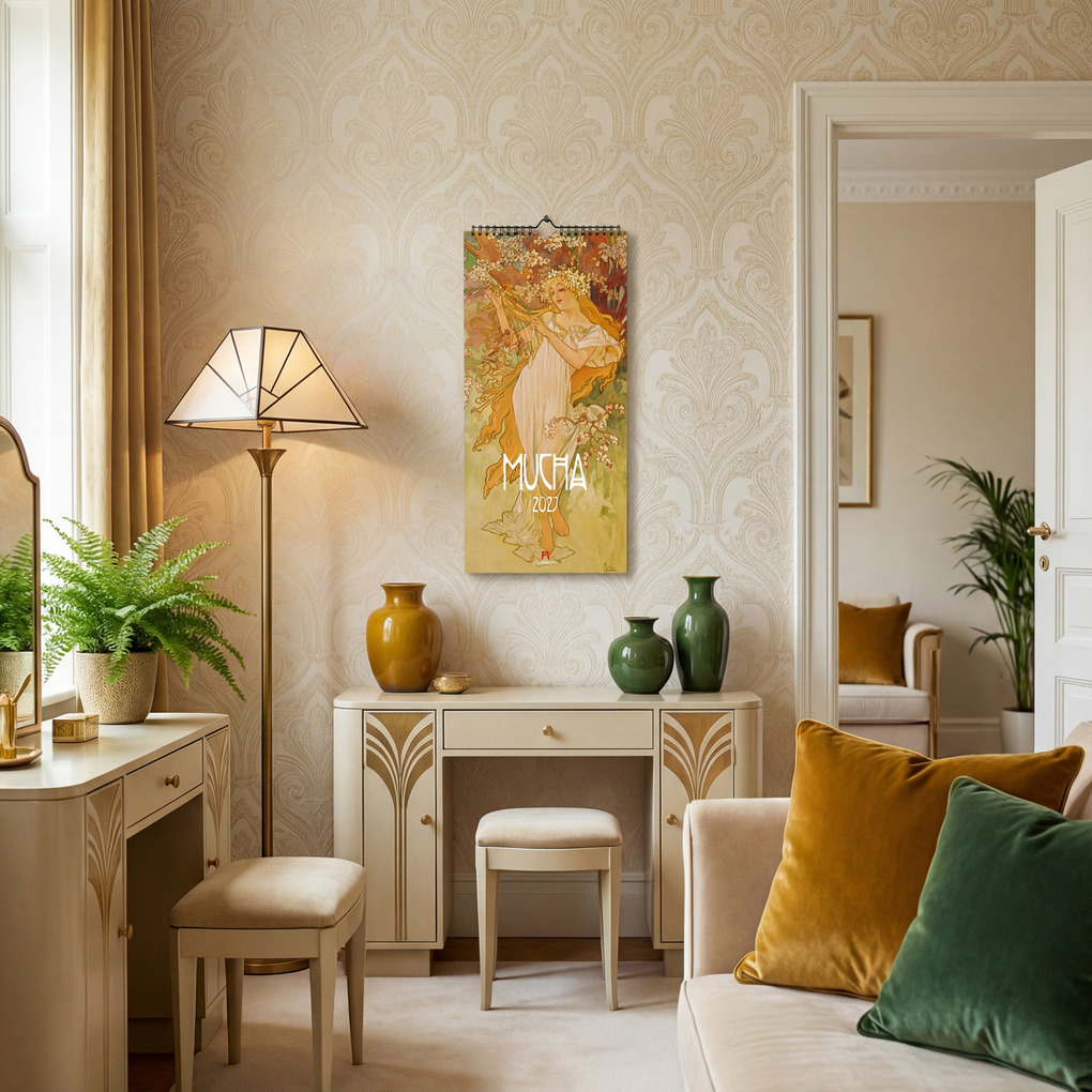 Weitere Ansicht: Alfons Mucha Kalender 2027 | Alfons Mucha, Ackermann Kunstverlag GmbH