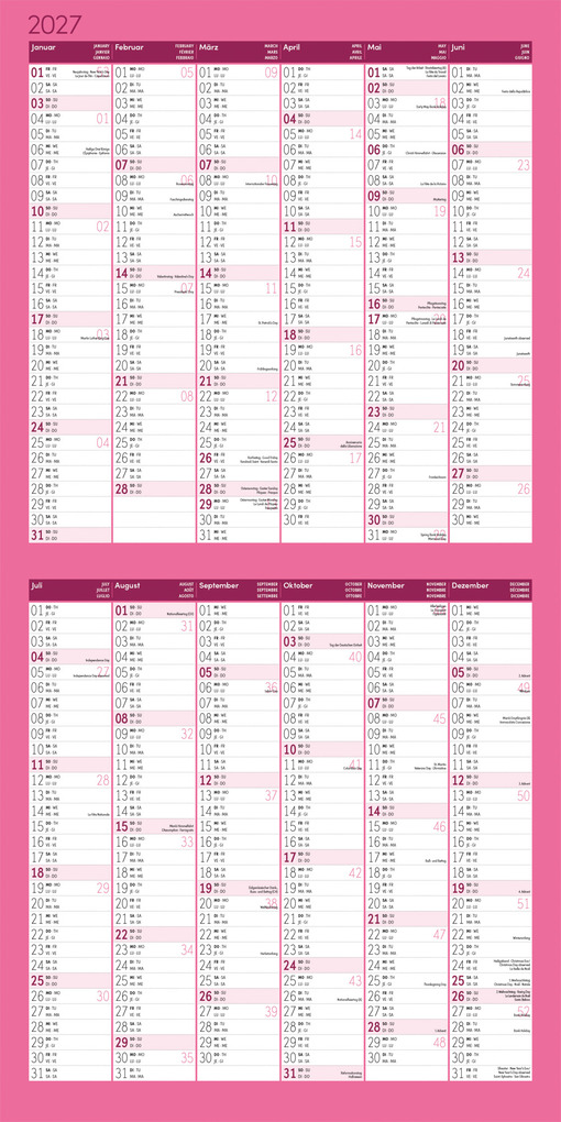 Weitere Ansicht: Einspruch Kalender 2027 - 30x30 - Art12 | Ackermann Kunstverlag GmbH