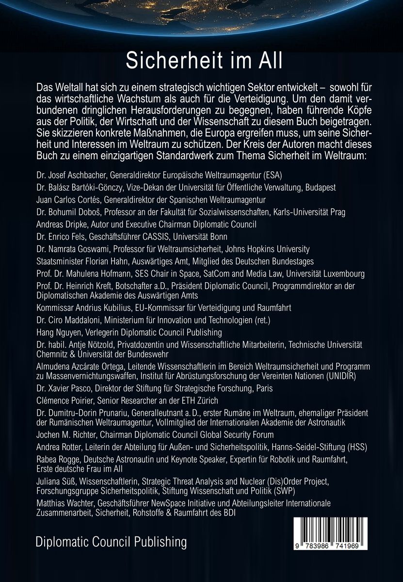 Weitere Ansicht: Sicherheit im All | Andrius Kubilius, Josef Aschbacher, Matthias Wachter, Florian Hahn, Bohumil Dobos