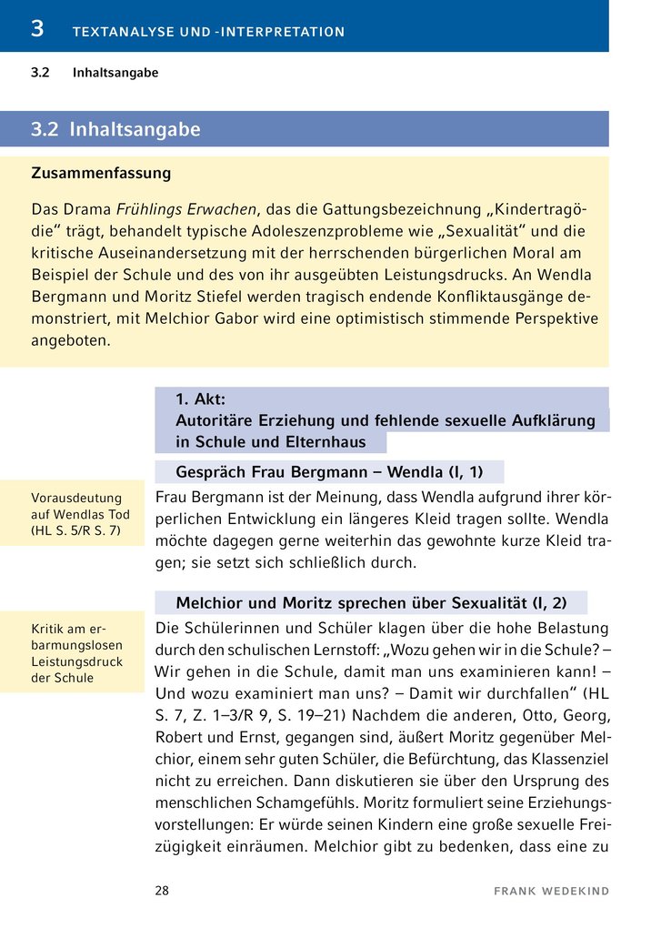 Weitere Ansicht: Frühlings Erwachen von Frank Wedekind | Frank Wedekind