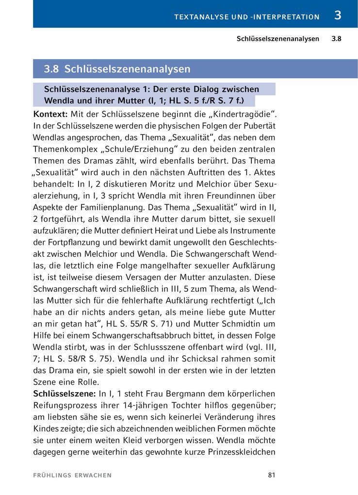 Weitere Ansicht: Frühlings Erwachen von Frank Wedekind | Frank Wedekind