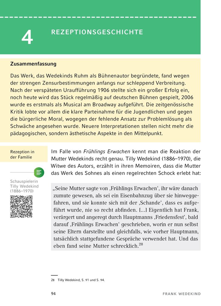 Weitere Ansicht: Frühlings Erwachen von Frank Wedekind | Frank Wedekind