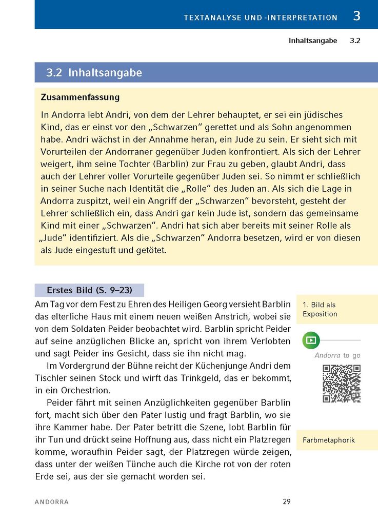 Weitere Ansicht: Andorra von Max Frisch