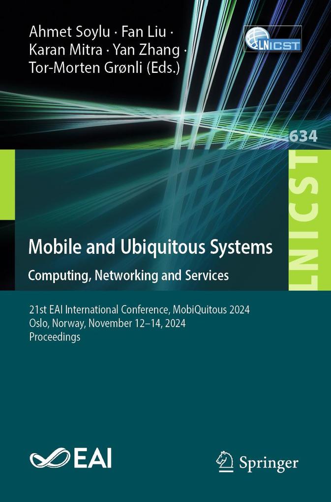Produktbild: Mobile and Ubiquitous Systems: Computing, Networking and Services