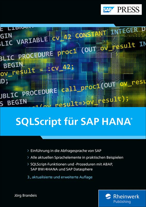 Produktbild: SQLScript für SAP HANA | Jörg Brandeis