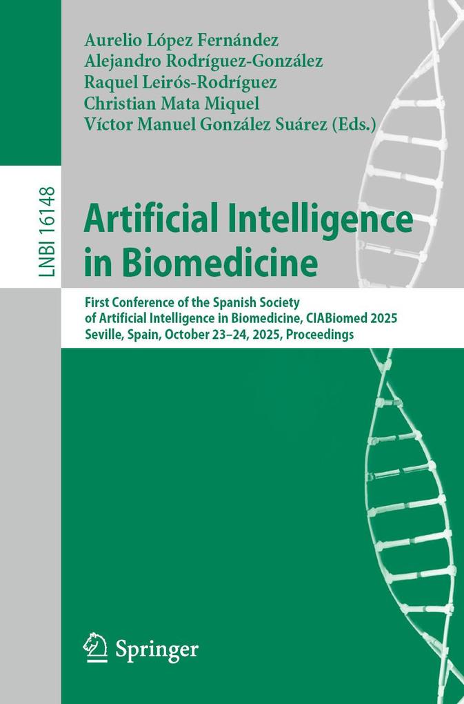 Produktbild: Artificial Intelligence in Biomedicine