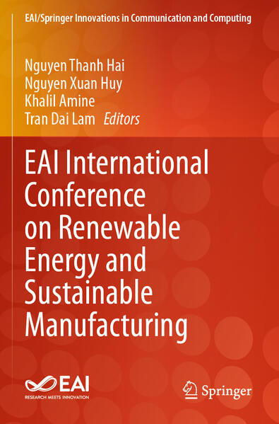 Produktbild: EAI International Conference on Renewable Energy and Sustainable Manufacturing